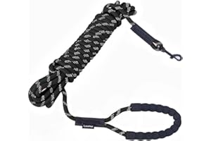 Loutep Training Lead For Dogs 3m 5m 10m 15m 20m 25m 30m Longline Leash Extra Long Rope Recall Long Line Dog Lead For Puppy Small Medium And Large Dogs