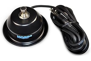 HQRP Interruttore a pedale di ricambio per amplificatore per chitarra a 1 pulsante per Fender 099-4049-000 adatto per amplificatori FM, Mustang, Blues Junior
