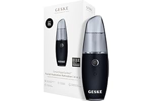 ‎GESKE GESKE | SmartAppGuided™ Facial Hydration Refresher | 4 in 1 | Wasserzerstäuber | Gesichtsdampfer | Wasserspray | Face Mister | Gesichtsreinigungsgerät | Sprühnebler | Kosmetik | natürlicher Glow
