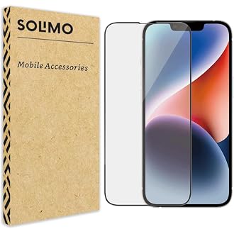 Amazon Brand - Solimo Tempered Glass Screen Protector C...