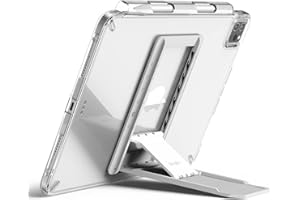 Ringke Outstanding Soporte Tablet Ajustable, Soporte Ligero Portátil Multiángulo Adhesivo Compatible con iPad Pro 11, 12.9 Pulgadas, iPad Air, iPad Mini, Samsung Tab, Otras Tablets - Light Gray