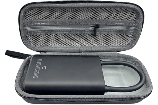 Etui de Protection pour Xiaomi Air Pump 2, Sac de Rangement pour gonfleur de pneus compresseur d'air Portable Boîte EVA pour Pompe à air et Accessoires