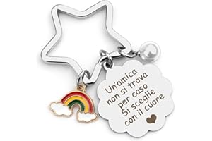 BOMEON Portachiavi Idee Regalo Donna Uomo Regalo Natale Regalo Amica Compleanno Regali Di Ispirazione Originali Speciale Regali Migliore Amica Figlia Mamma Fidanzata