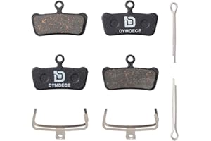 Dymoece 2 Pairs Bike Disc Brake Pads Compatible with Sram Guide RSC RS R Elixir 7 9 Avid XO Trail 4 Piston MTB Disc Brakes (Resin,Semi-Metallic,Sintered Metal) SCP-XO