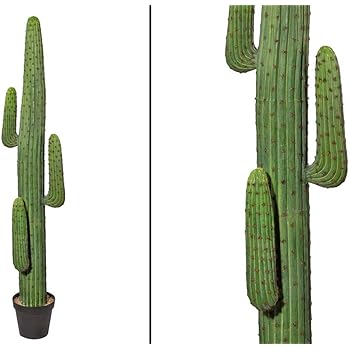 Mexikanischer Kaktus künstlich, grün mit Topf, Höhe 140cm