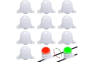 VEGENA Lot de 10 détecteurs de touche électroniques sensibles avec indicateur lumineux LED pour la pêche