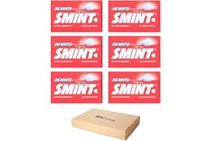VR ANGLE Smint Strawberry Mints XXL 6 Packs Convenient 25g Tins Sold By VR Angel