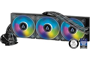 ARCTIC Liquid Freezer II 420 A-RGB - Wielofunkcyjny, wodny cooler CPU AIO z A-RGB, kompatybilny z Intel & AMD, wydajna pompa PWM