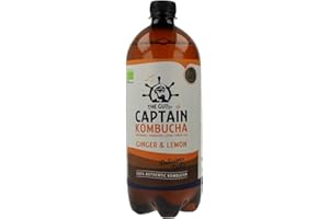 CAPTAIN KOMBUCHA Kombucha Ginger Lemon Bio Drink 1 L