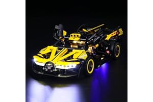 BrickBling Juego de luces LED compatible con Lego 42151 Technic Bugatti Bolide, juego de iluminación decorativa para Bugatti Bolide, modelo de coche, juguete deportivo (no modelo)