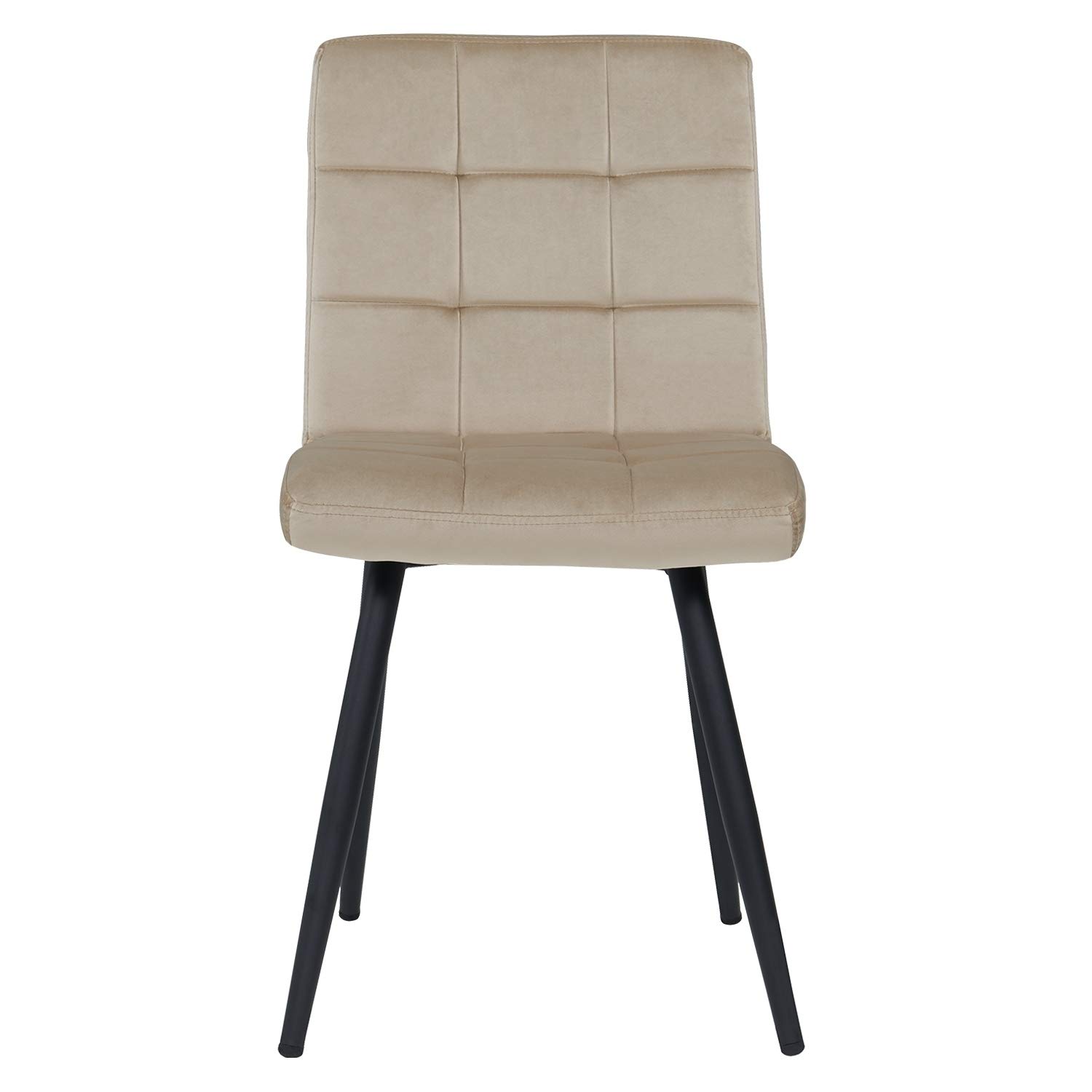 Esszimmerstuhl Aus Stoff Samt Farbauswahl Stuhl Retro Design Polsterstuhl Mit Ruckenlehne Metallbeine Duhome 8043b Farbe Beige Material Samt Samtmobel