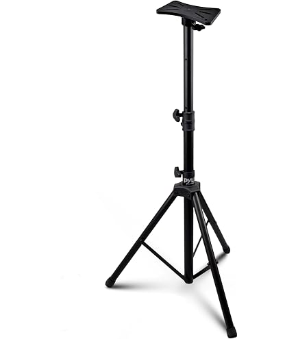 Tlingt Desktop Luidsprekerstandaards – Set Van 2, 17,8x17,8 Cm, 15 Cm Hoog, Metaal, Antislip, Draagkracht 20 Kg, Voor 4-7 Inch Monitoren
