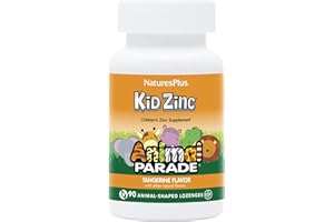 Nature's Plus Animal Parade KidZinc Lozenges Tangerine -- 90 Lozenges
