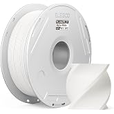 ELEGOO Matte PLA Filament with Reusable Spool White 1kg 1.8mm | High Precision 3D PLA, Easy Installation Detachable Coil, Com