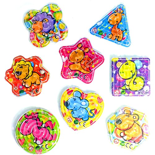 German Trendseller® – 12 x Kinder – Knobel – Spiele Mix ┃ Tiere ┃ Kindergeburtstag ┃ Mitgebsel ┃ 12 Stück - 5
