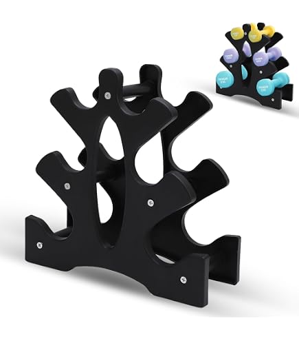 Soportes Para Mancuernas - Pack 2 Ganchos + Muñequeras, Soporte Hasta 100kg