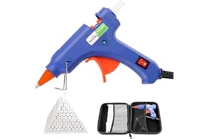 Pistola Colla a Caldo【75-Pezzi-Stick】, Dweyka 20W Mini Pistola Incollatrice inclusa una borsa degli attrezzi,Flessibile per Fai da e Progetti Artigianali, Casa Riparazioni