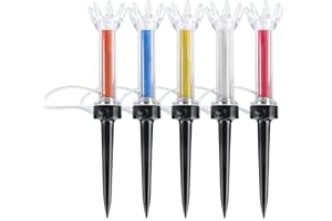 Biuzi Tee da Golf Magnetico, 5Pcs 90mm/79mm Accessorio per Strumento di Pratica di Allenamento in plastica Magnetica Flessibile Durevole per Golf