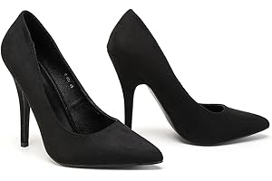 Bismaa Mens Womens Drag Queen Cross Dresser HIGH Heel Pointy Toe Court Shoes Big Sizes UK 9,10,11,12