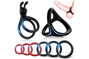 MECOFY Juguetes eróticos Anillos de Pene Masculino, Anillo Erección de Silicona Pene para Sexo más Fuerte y Duradera,Cock Ring que Mejora el Placer, Juguetes Sexuales de Adulto en Pareja y Hombre