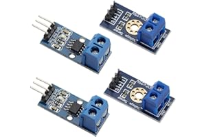 Heevhas 2 pièces Acs712 30A Ampère capteur de courant gamme module Capteur de courant à effet Hall + 2 pièces DC 0-25v Capteur de borne de tension Pour arduino