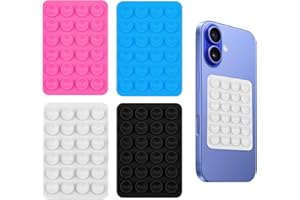 SUNNIFLY 4-Pieza Ventosa Movil Adhesiva en el Teléfono, Extraíble para Ver Videos y Tomar Selfies