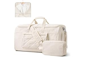 S-ZONE Unisex 2 w 1 torba na ubrania, nylonowa torba na ubrania, torba na ubrania, torba na ubrania, torba na ubrania, torba na ubrania, z kosmetyczką, na podróż, krótki urlop, do przechowywania