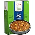 Gits Ready to Eat Aloo Matar, Pure Veg Heat and Eat Indian Meal, Microwaveable, 300g
