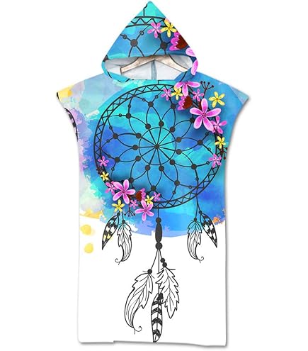 Poncho De Surf LOMTRATS - Séchage Rapide Microfibre - Serviette Changement Enfant - Plage, Piscine