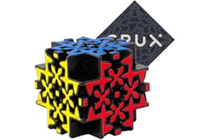 GUOML Meffert’s Maltese Gear Cube Puzzle - Very Difficult Unique Cube Style - Includes Crux Sticker