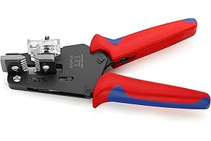 Knipex Alicate pelacables de precisión con cuchillas de forma precisa bruñido, con fundas multicomponentes 195 mm 12 12 13