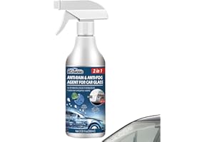 TECKEY Anti Fog Spray, Long Lasting Anti Fog Spray for Car Windscreen, 60ml Multipurpose Anti Mist Spray for Swimming Goggles, Glasses, Car Windows, Lenses, Prevent Fogging and Improve Driving Visibility
