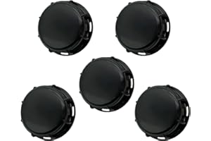LEPEVNEY IBC Tank Cap S60X6 60mm, Black Plastic, Screw-In, Suitable for IBC Water Tanks, Pack of 5