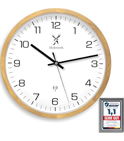 Seiko Wanduhr – Braun, Kunststoff, Schleichende Sekunde | Modell QXA713T, Klassisches Design