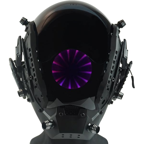 Saiyana Futuristische Gesichtsmaske - Mechanischer Alien Schmuck Cosplay