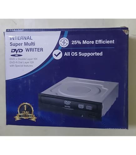 Lite-On 24X SATA Internal DVD+/-RW Drive Optical Drive IHAS124-14