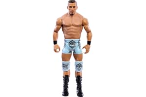 Mattel WWE Theory Action Figure di base, 10 punti di articolazione e dettagli realistici, da collezione da 6 pollici