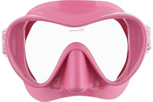 CRESSI F1 - Rahmenlose Maske F1 oder Combo Set Rahmenlose Maske + Schnorchel Dry zum Tauchen und Schnorcheln, Einheitsgröße, Unisex