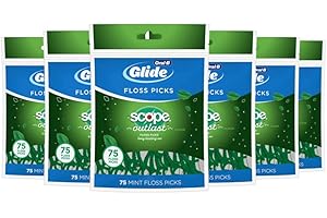 ORAL-B Oral B Plus Scope Outlast Lot de 6 sachets de 75 porte-fils dentaires Menthe longue durée