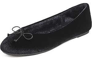 Feversole Ballerina Pelle Scamosciata Colorata con Cuscino in Memory Foam per amaretti da Donna