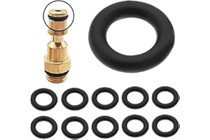 YAZANY Lot de 10 joints toriques en caoutchouc pour nettoyeur haute pression, joints toriques en caoutchouc assortis pour Karcher K2 K3 K4 K5 K7 K7 Eco