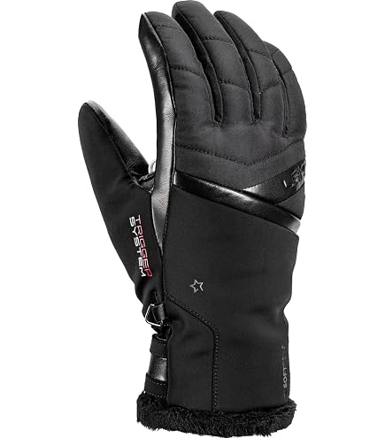 LEKI Sparrow 3D Women Gants Ski 2025 - Gants Femme Noirs Confortables Et Chauds