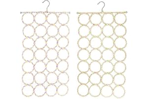 Bohue 2Pcs Bird Swings Stand Parrot Hanging Climbing Net 28 Laps of Climbing Net Bird Toys Cotton Rope Hammock Ladder Circle Swing Frame