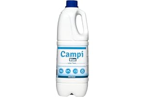 CAMPI Blue 2L - Líquido sanitario y aditivo para inodoros portátiles – Químico WC para baño – Para depósito de aguas residuales en autocaravanas y caravanas