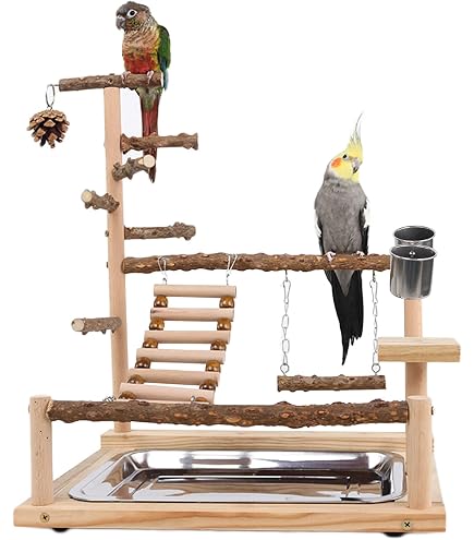 Vogelspielzeug Mit 8 Tannenzapfen – 20,3 Cm, Hängbar, Zum Knabbern Für Papageien & Sittiche