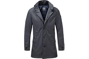 Grin&Bear Friesennerz | Herren Regenmantel | Slim Fit | Trenchcoat Model AK76