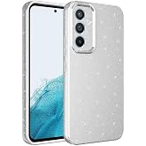 Coverzone Samsung Galaxy A34 ile uyumlu Z-Jelly Kılıf Kamera Korumalı Simli Işılıtılı Renkli Parlak Silikon Kapak-Silver