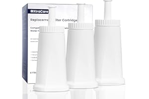XtraCare Filtres à Eau pour Sage Machine à Café, Sage Barista Express Filtre Compatibles avec BES008/BES810/SES875/SES880/SES9890/SES990 (Lot de 3)