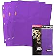 10 BCW 18 Pocket Side Loading Pages MTG Gaming Card Holder PURPLE by BCW