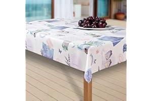 Laro G03 Oilcloth, Tablecloth, Washable, Garden Table Cloth, Wax Tablecloth, Polyvinyl Chloride (PVC) Plastic Tablecloth, Rectangular, Yard Goods, Water-Repellent, Wipe Clean AQ